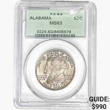 1919 Alabama Half Dollar PCGS MS63
