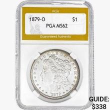 1879-O Morgan Silver Dollar PGA MS62