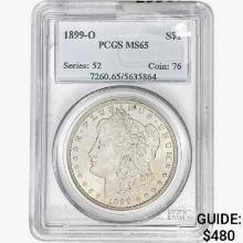 1899-O Morgan Silver Dollar PCGS MS65