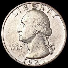 1932-S Washington Silver Quarter CLOSELY UNCIRCULATED