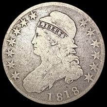 1818 Capped Bust Half Dollar NICELY CIRCULATED