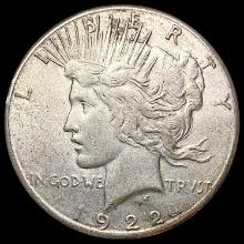 1922-D Silver Peace Dollar CLOSELY UNCIRCULATED