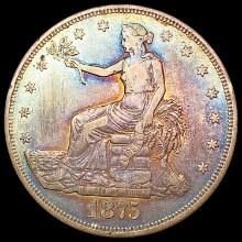1875-CC Silver Trade Dollar LIGHTLY CIRCULATED
