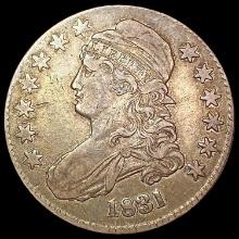 1831 Capped Bust Half Dollar NEARLY UNCIRCULATED