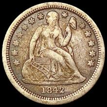 1842-O Seated Liberty Dime LIGHTLY CIRCULATED