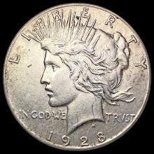 1928 Silver Peace Dollar CHOICE AU