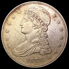 1837 Capped Bust Half Dollar NEARLY UNCIRCULATED