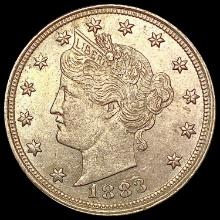 1883 No Cents Liberty Victory Nickel CHOICE AU