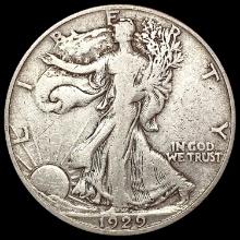 1929-D Walking Liberty Half Dollar NICELY CIRCULATED