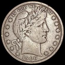 1906 Barber Half Dollar LIGHTLY CIRCULATED