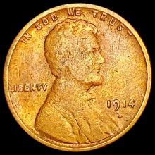 1914-D Wheat Cent LIGHTLY CIRCULATED