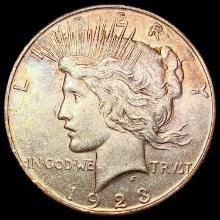 1923-D Silver Peace Dollar CHOICE AU
