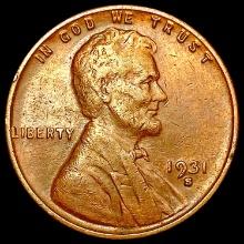 1931-S Wheat Cent CLOSELY UNCIRCULATED