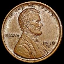 1918-D Wheat Cent CLOSELY UNCIRCULATED