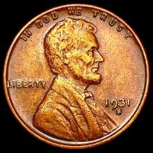 1931-S Wheat Cent CLOSELY UNCIRCULATED