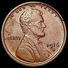 1916-D Wheat Cent CHOICE AU