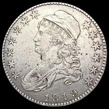 1819 Capped Bust Half Dollar CLOSELY UNCIRCULATED