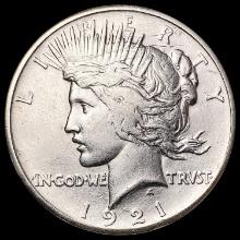 1921 Silver Peace Dollar CLOSELY UNCIRCULATED