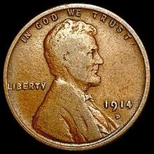 1914-D Wheat Cent NEARLY UNCIRCULATED