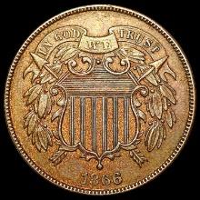 1866 Two Cent Piece UNCIRCULATED