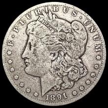 1891-CC Morgan Silver Dollar NICELY CIRCULATED