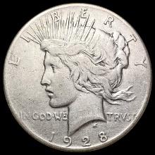 1928 Silver Peace Dollar LIGHTLY CIRCULATED