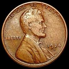 1924-D Wheat Cent LIGHTLY CIRCULATED