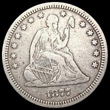 1877-S Seated Liberty Quarter CLOSELY UNCIRCULATED