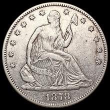1878 Seated Liberty Half Dollar CLOSELY UNCIRCULATED