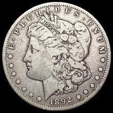 1892-CC Morgan Silver Dollar LIGHTLY CIRCULATED