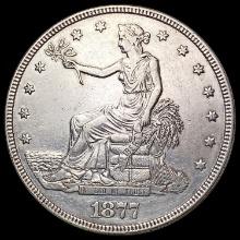 1877 Silver Trade Dollar CLOSELY UNCIRCULATED