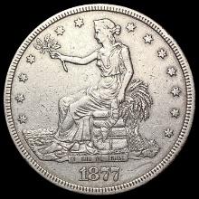 1877 Silver Trade Dollar CLOSELY UNCIRCULATED