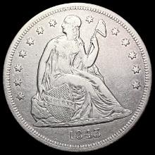 1843 Seated Liberty Dollar LIGHTLY CIRCULATED