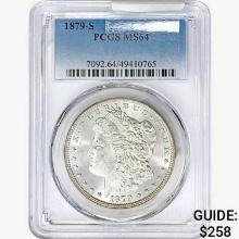 1879-S Morgan Silver Dollar PCGS MS64