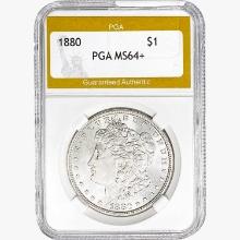 1880 Morgan Silver Dollar PGA MS64+