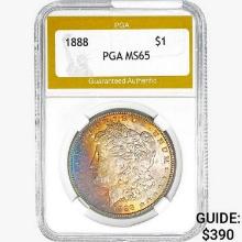 1888 Morgan Silver Dollar PGA MS65