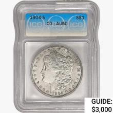 1904-S Morgan Silver Dollar ICG AU50