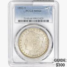 1882-S Morgan Silver Dollar PCGS MS64