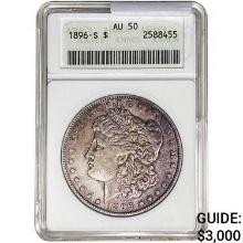 1896-S Morgan Silver Dollar ANACS AU50