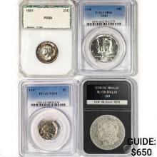 [4] US Varied Silver Coinage Generic  1889-1966