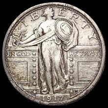 1917 T1 Standing Liberty Quarter LIGHTLY CIRCULATED