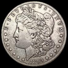 1893-CC Morgan Silver Dollar NEARLY UNCIRCULATED