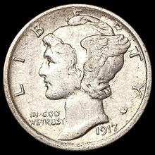 1917 Mercury Dime CLOSELY UNCIRCULATED