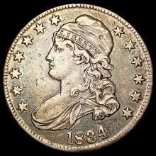 1834 Capped Bust Half Dollar LIGHTLY CIRCULATED