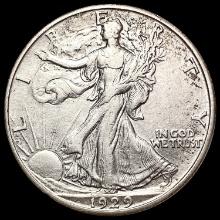 1929-D Walking Liberty Half Dollar CLOSELY UNCIRCULATED