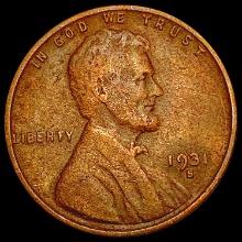 1931-S Wheat Cent LIGHTLY CIRCULATED