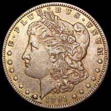 1891-CC Morgan Silver Dollar CLOSELY UNCIRCULATED