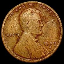 1909-S Wheat Cent LIGHTLY CIRCULATED