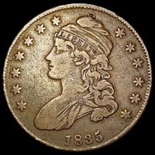 1835 Capped Bust Half Dollar LIGHTLY CIRCULATED