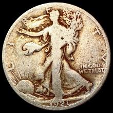 1921-S Walking Liberty Half Dollar NICELY CIRCULATED